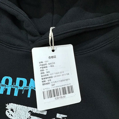 Printed fleece crack hoodie Street King Limited