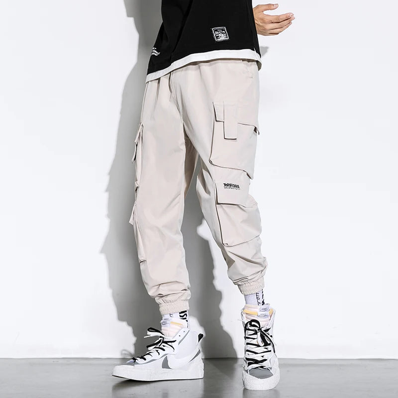 streetwear mens hip hop jogging pants casual men trousers big size loose sweatpants male 2023 new multi pocket harem pants 5xl casual joggers