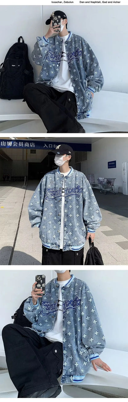 2024 japanese college mens jackets letter print harajuku fashion couple coats high street unisex baseball uniform trend y2k unique default style 2158