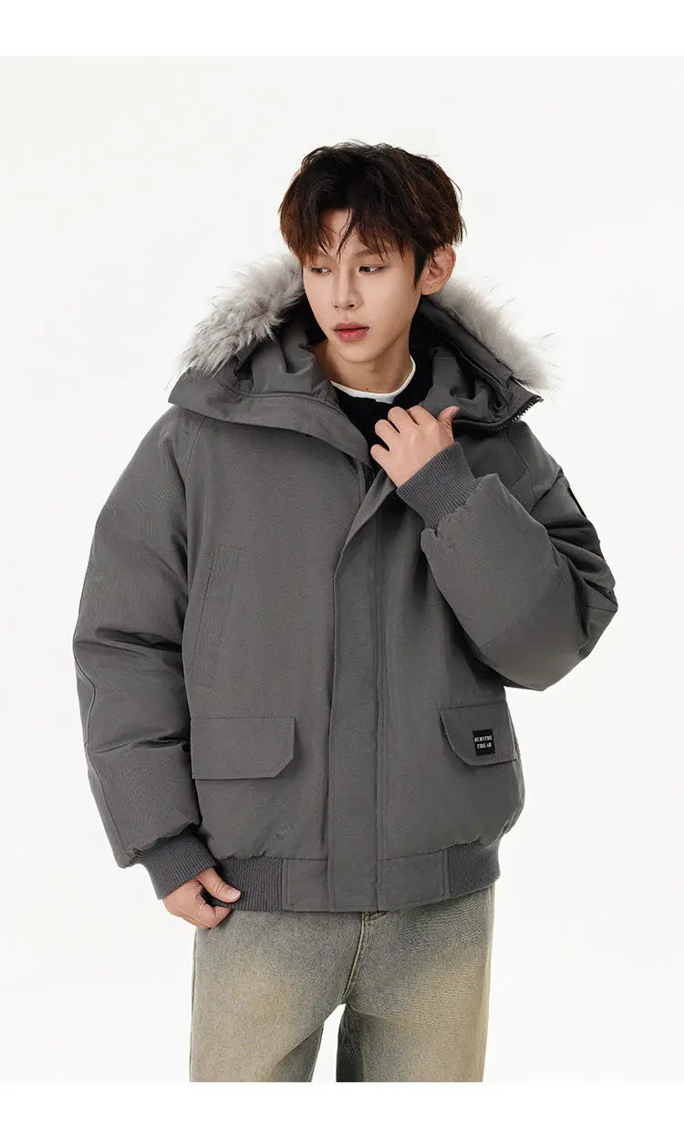 men winter streetwear loose casual fashion cotton padded hooded parkas bomber jacket women oversize thicken coat outerwear unique default style 974