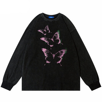 "Dark Skies" Unisex Men Women Streetwear Graphic Sweatshirt Daulet Apparel