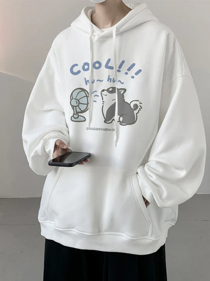 Cool Cartoon Cat Graphic Print Hoodies For Men Y2K Streetwear Clothes Hip Hop Fashion Hooded Sweatshirts Loose Pullover Hoody Street King Limited