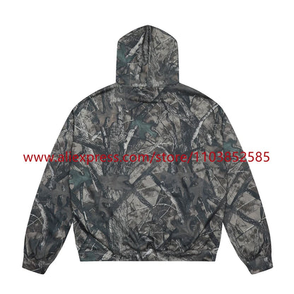 2024S New Autumn/Winter Vintage Men's Hoodie Sweatshirt High Street Washed Letter Printed Fashionable for Saint Tops Shinjuku Street King Limited