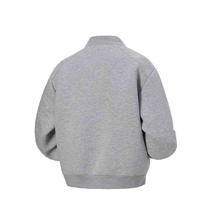 spring autumn air cotton baseball coat men streetwear fashion loose casual plus size bomber jacket women sweatshirt coat minimalist street pants