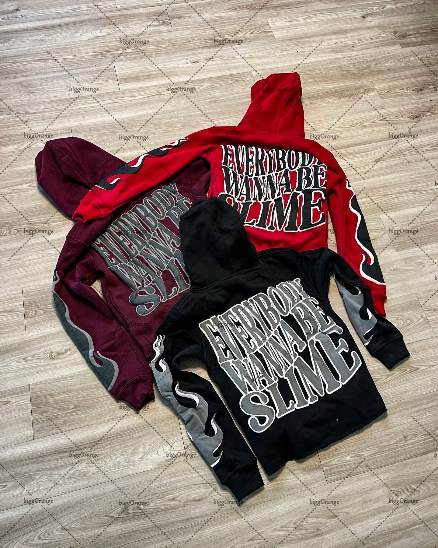 American Trendy Alphabet Oversize Hoodie Men's Y2K2023 High Street Clothing Fashion Loose and Versatile Pullover Sweatshirt Men Street King Limited