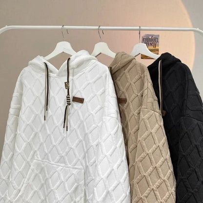 2024 New Men's Hoodie Fashion Korean Casual Loose Hooded Shirt Large Size Harajuku Couple Clothing Hip Hop Streetwear Street King Limited