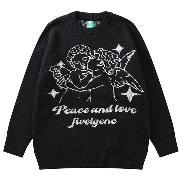 "Twin Made" Unisex Men Women Streetwear Graphic Sweater Daulet Apparel