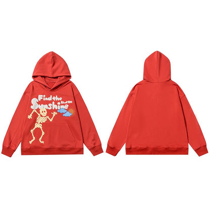 "Morning Sunshine" Unisex Men Women Streetwear Graphic Hoodie Daulet Apparel