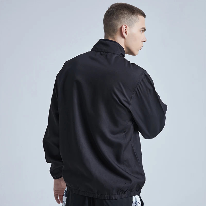 rainbowtouches brand casual jackets for men solid fashion outdoor windbreaker oversized high quality coats chaquetas hombre clean everyday pants