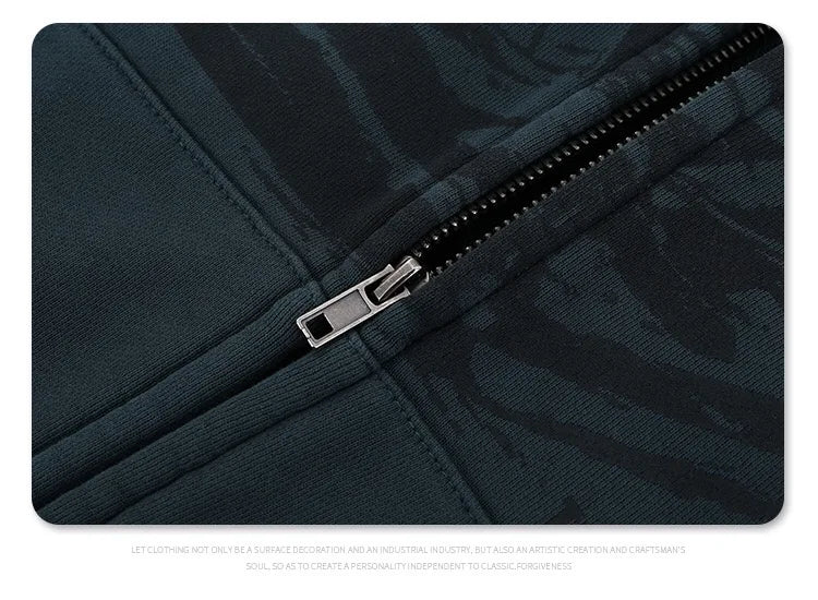 Cloth craft hooded zipper sweater jacket Street King Limited
