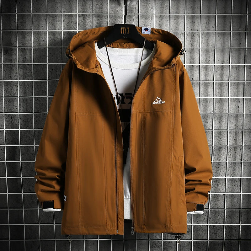 men clothing jacket for men new hooded coat for men jackets zip coats casual fishing couple top spring and autumn minimalist street pants