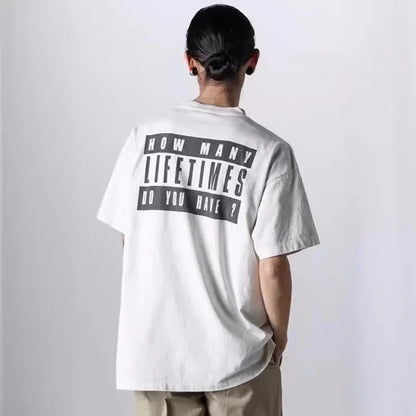 New SAINT T Shirt Letter Printing Summer Good Quality Men Woman Loose Casual Versatile Lovers Vintage Tops Tee Street King Limited