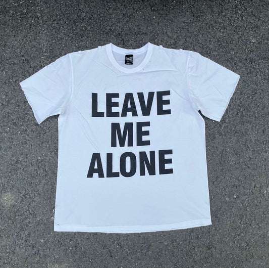 New 2023 Men Number Nine Leave Me Alone T Shirts T-Shirt Hip Hop Skateboard Street Cotton T-Shirts Tee Top US size1 2 3 #405 Street King Limited