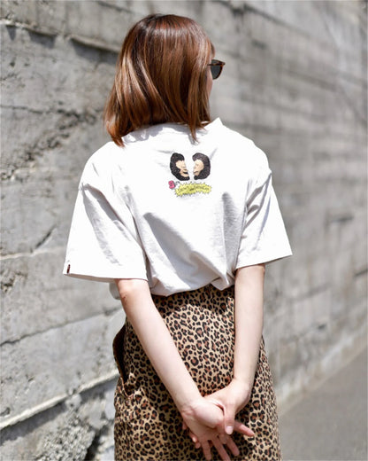 Summer 24ss Cartoon print casual loose round neck pullover short sleeved T-shirt Tops For Men Street King Limited