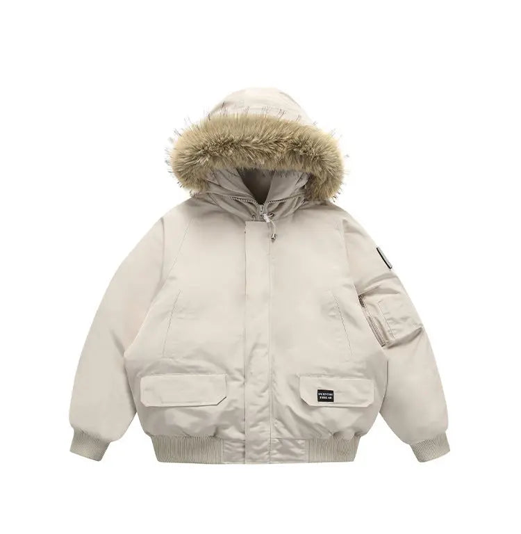 men winter streetwear loose casual fashion cotton padded hooded parkas bomber jacket women oversize thicken coat outerwear unique default style 989