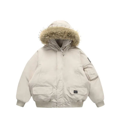 men winter streetwear loose casual fashion cotton padded hooded parkas bomber jacket women oversize thicken coat outerwear unique default style 989