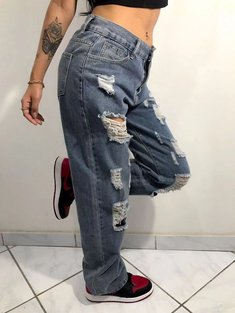 "Skate" Unisex Men Women Streetwear Denim Jeans Daulet Apparel