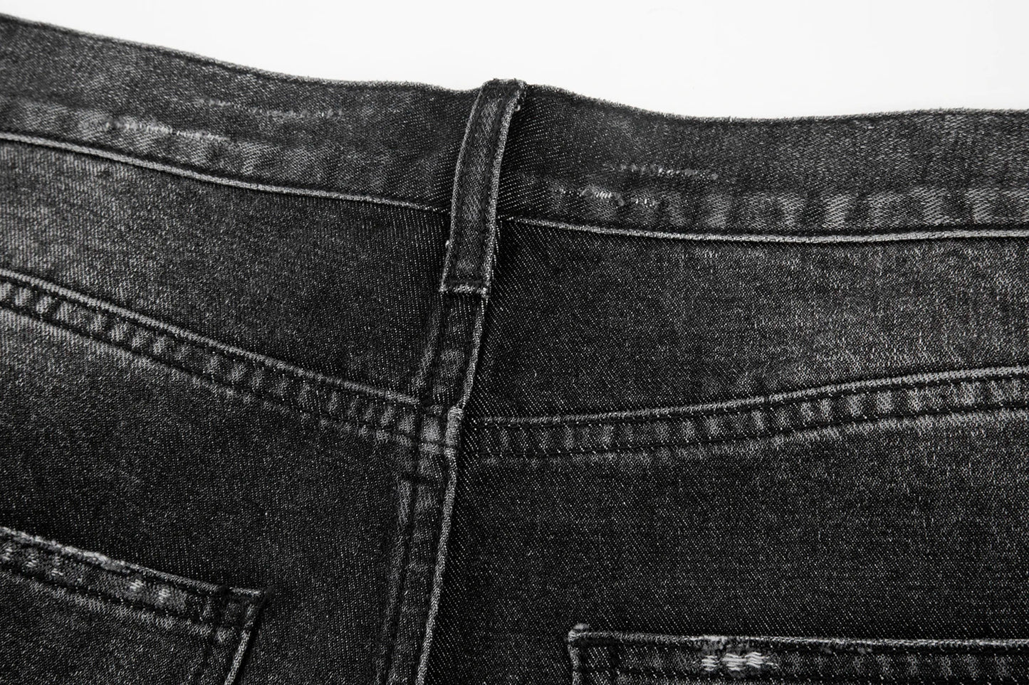 Hip Hop Washed Knee Hole Baggy Wide Leg Casual Jeans for Men Y2K Ripped Loose Distressed Denim Trousers Oversized Cargo Pants Street King Limited