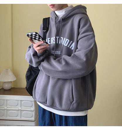Autumn Men's Letter Design Printed Pullovers Hoodies Y2K Vintage Streetwear Hoody Sweatshirts Casual Fleece Oversize Hoodie Street King Limited