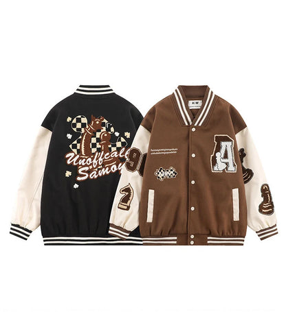 hip hop baseball jacket men streetwear letter embroidery varsity jacket men oversized fashion coat outwear unisex clothing unique default style 954