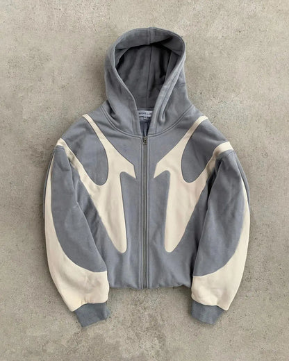 Hip Hop Long Sleeve Women New Streetwear Y2K Zip Up Hoodie Men Style Gothic Jacket Sweatshirt Harajuku Oversized Hoodie Clothes Street King Limited