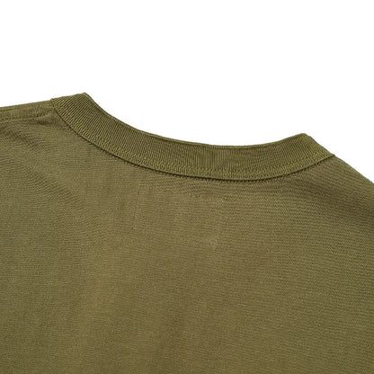 Summer Men's Heavy Cotton T Shirt Solid Color Round Neck Short Sleeve Basic Shirt TopTees Male Leisure Knitted Henry Tshirt Street King Limited