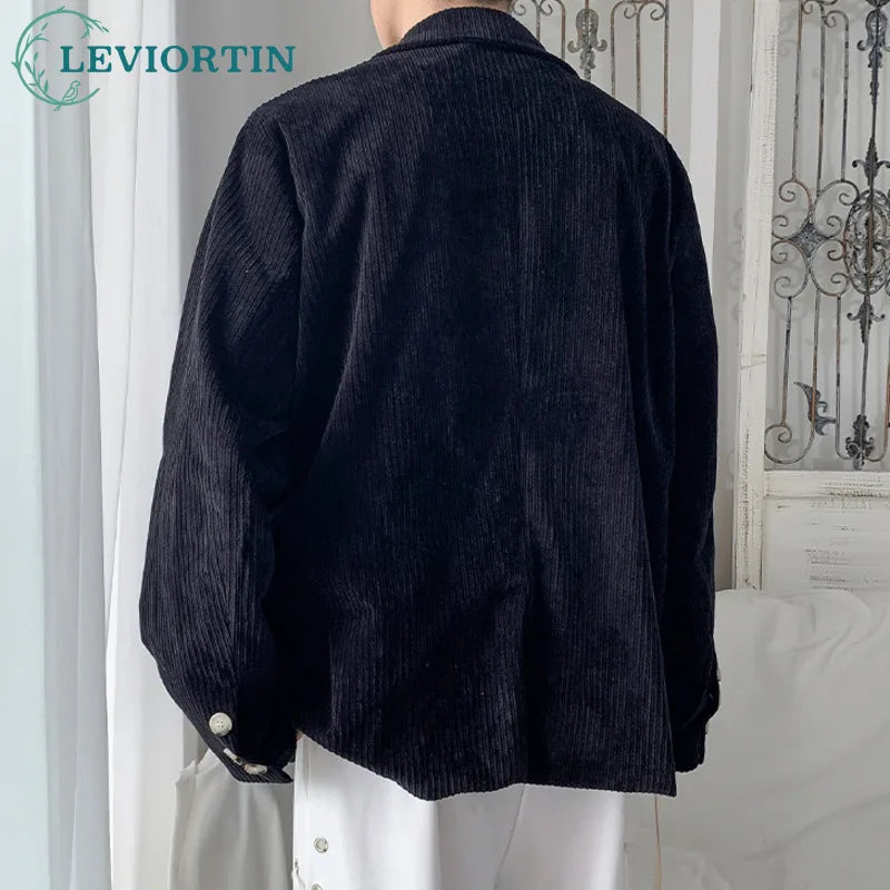 Streetwear Men's Fashion Cotton Suit Blazer Breathable And Comfortable 2023 Autumn Street Handsome Casual Oversize Suit Jacket Street King Limited