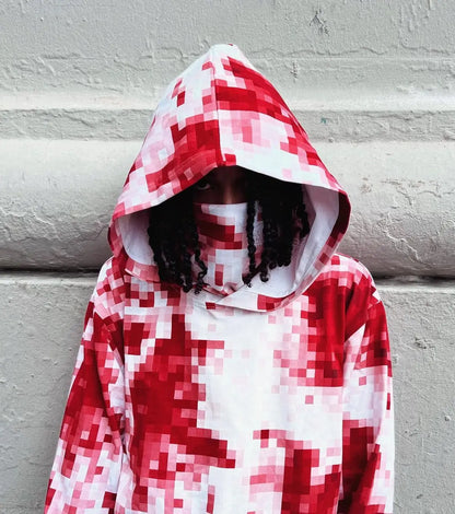 American Street Dark Style Printed Oversized Hoodie Men Y2k Hip-hop Rock Gothic Punk Fashion Retro Zipper Sweatshirt Women Street King Limited