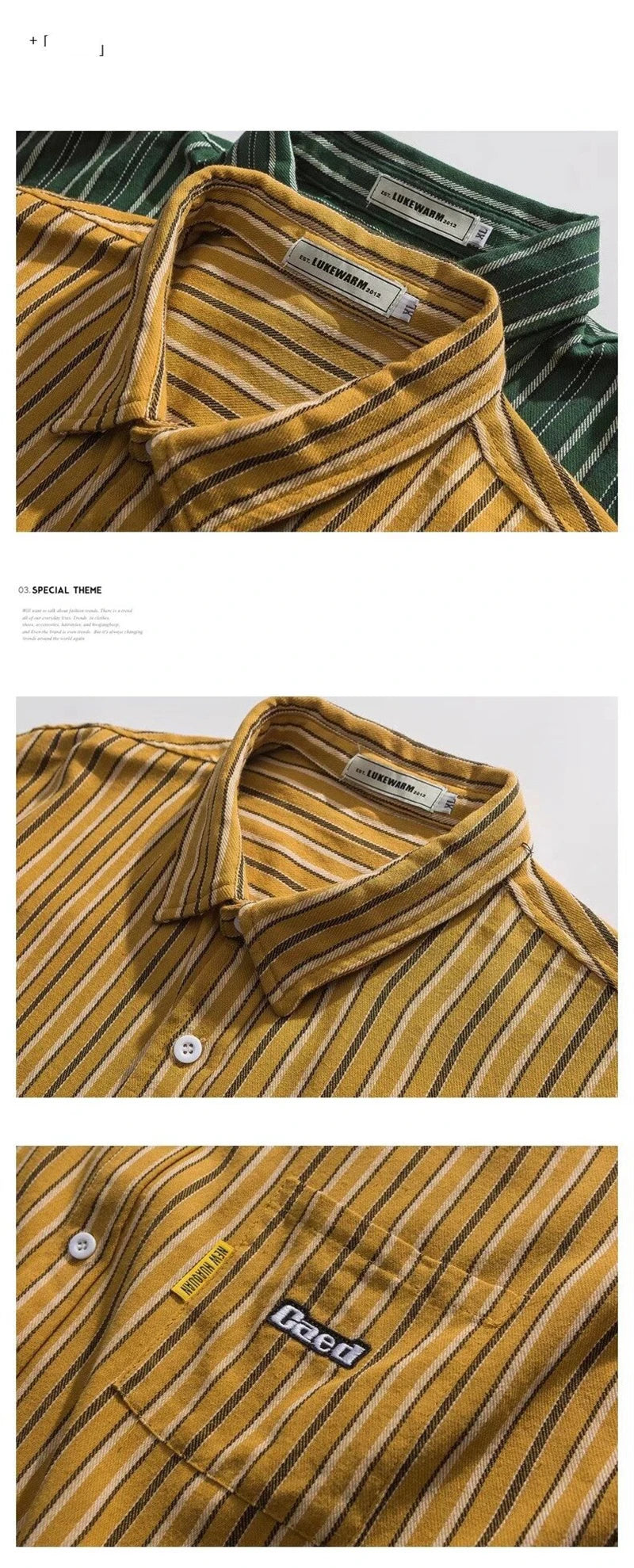 Streetwear Summer Mens Vintage Striped Shirts Letter Print Short Sleeve Casual T 2024 Summer Mens Vintage Striped Shirts Letter Print Short Sleeve Casual T Shirt Clothing Y2K Streetwear Loose Social Camisas Fashion Sweater Jacket With Graphic Design For Men