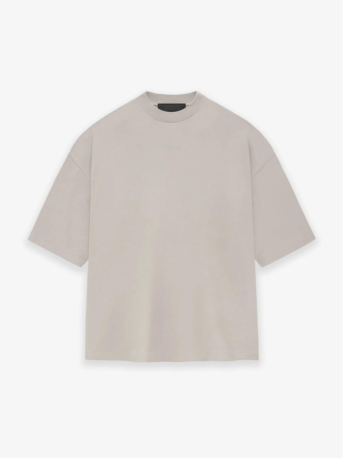 24FW FogEss Cloud Series CleanFit Summer Solid Silicone letters Full Cotton Quality Short Sleeve Tops T Shirt For Summer Street King Limited