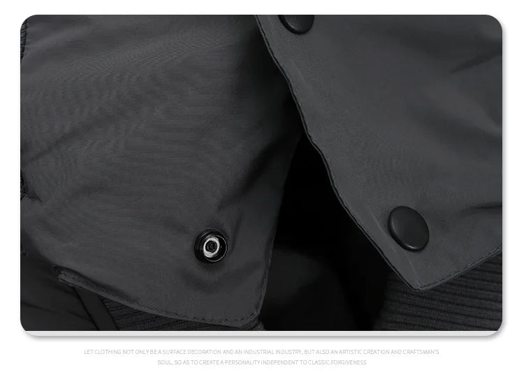 Brand New 2023 Mens Ninja Functional Dual Zipper Parkas Windproof Hooded Jacket Puffers Pockets Outdoor Work Coats Thicken #633 Street King Limited