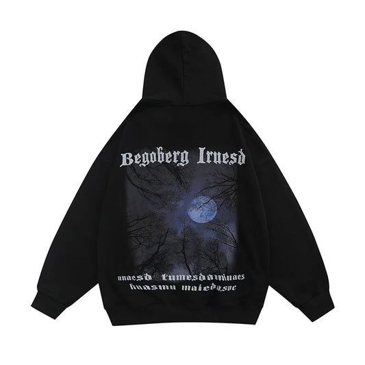 Rainbowtouches Hooded Men's Sweatshirts Fashion Design Printed Cotton Tidal Current Comfortable Occident Stylish Clothing Unisex Street King Limited