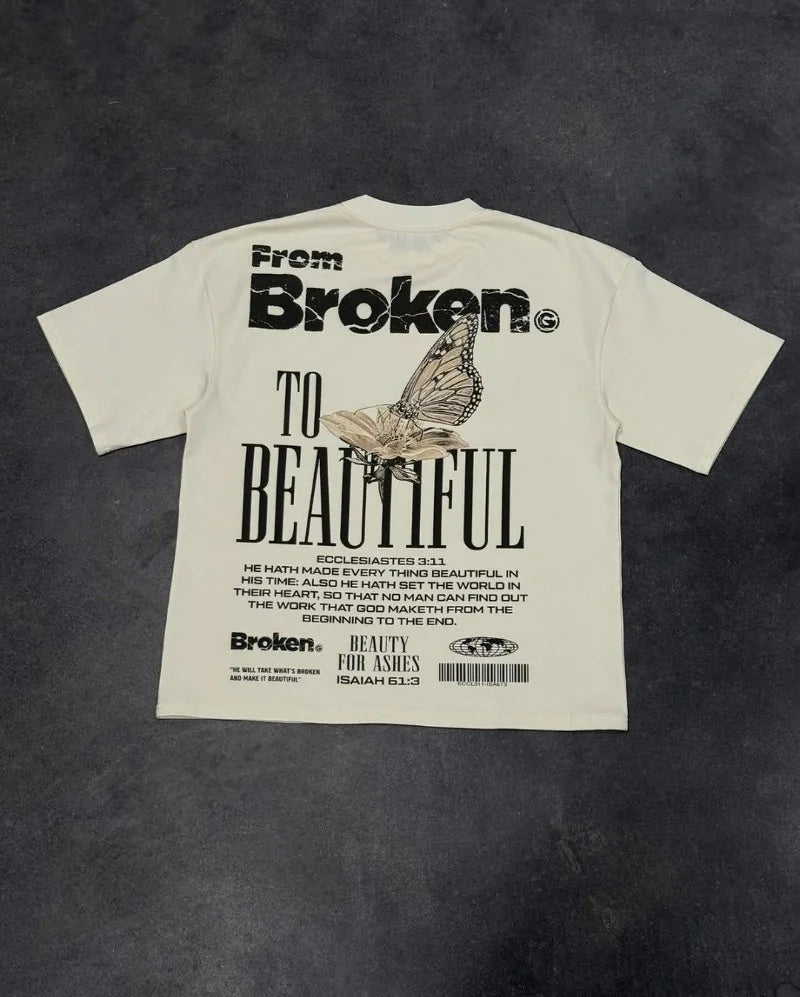 American Street Fashion Retro Clothing Y2k Letter Printed Short-sleeved Tops Men Harajuku Casual Loose Oversized T-shirts Women Street King Limited