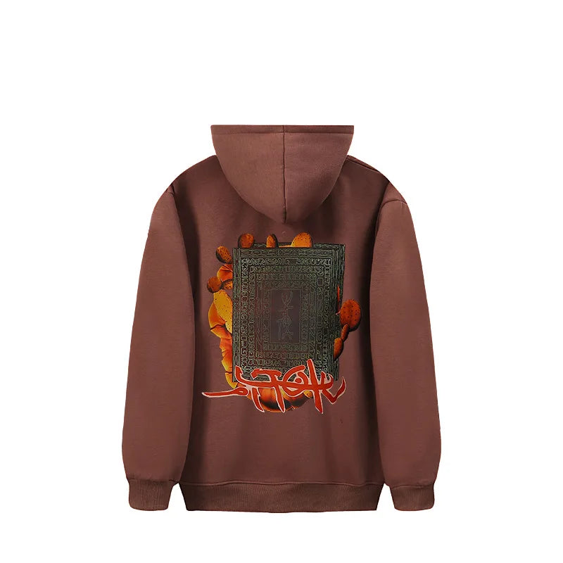 New luxury 2023 UTOPIA Mayan civilization Pullover Hoodies Hoody hooded Sweatshirts velvet Cotton Drake Thick Fleece Street #538 Street King Limited