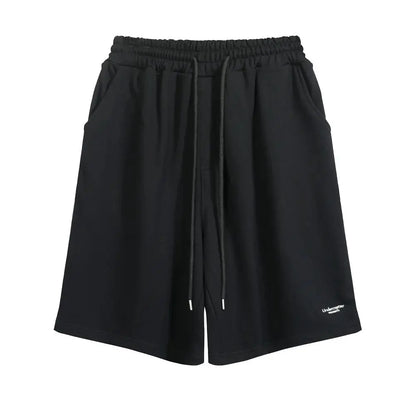 Undermycar 2024 Trendy Drawstring Logo Drawstring Pure Cotton Loose Fat Elastic Shorts Street King Limited