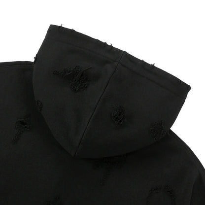 New 2023 Luxury Men UNDERMYCAR Wash Old Holes Gentleman Hoodies Hoody Hooded Sweatshirts Velvet Thicken Hip Size 1 2 3 4 #608 Street King Limited