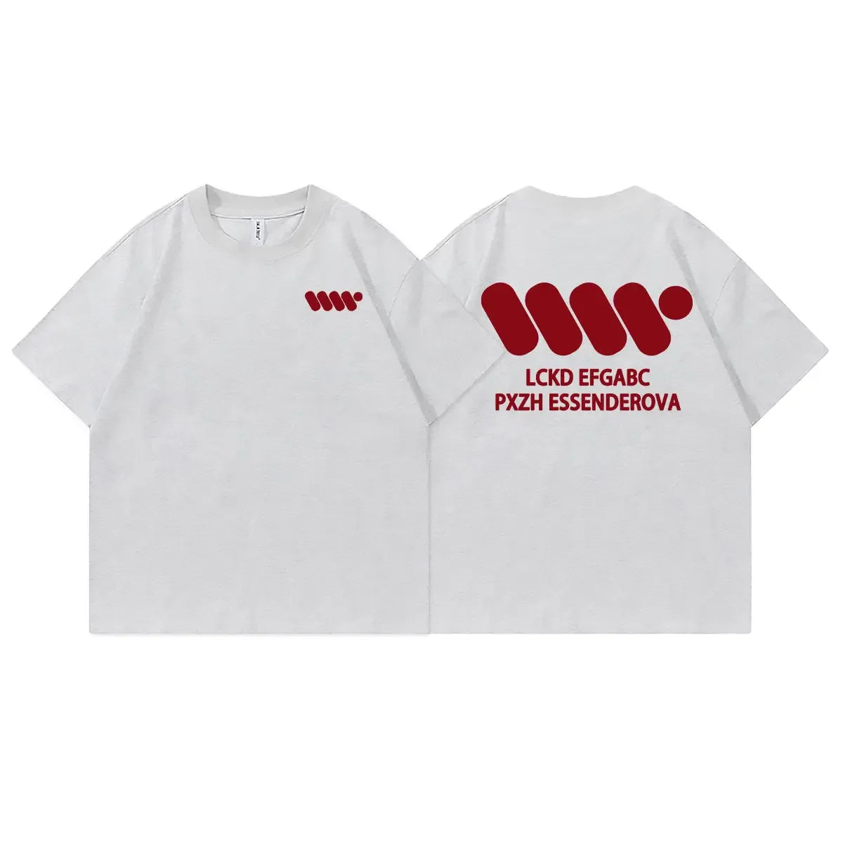 Korean style trendy brand street printed T shirt ins summer y2k simple personality hip-hop white gray sports half sleeved top Street King Limited