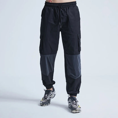 rainbowtouches patchwork men drawstring casual harajuku pants oversize sport streetwear jogging sportswear mens tracksuits unique default style 375