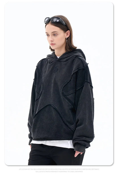 Reverse design process solid color hoodie Street King Limited