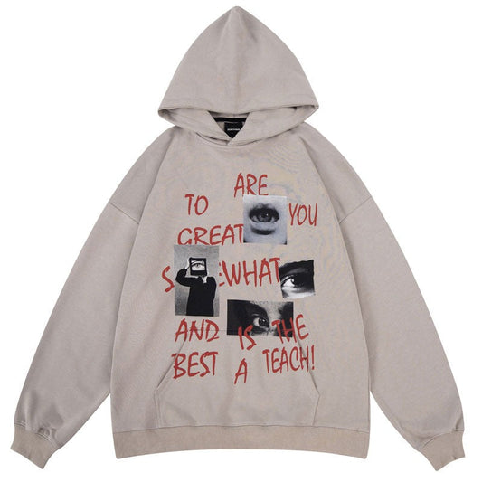 "Be What You Are" Unisex Men Women Streetwear Graphic Hoodie Daulet Apparel