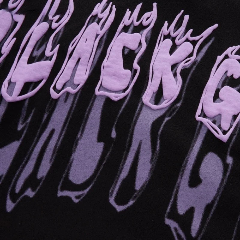 Hoodie Sweatshirt Streetwear Hip Hop Graphic Letter Print Punk Gothic Men Women 2022  New Harajuku Fashion Casual Loose Pullover Street King Limited