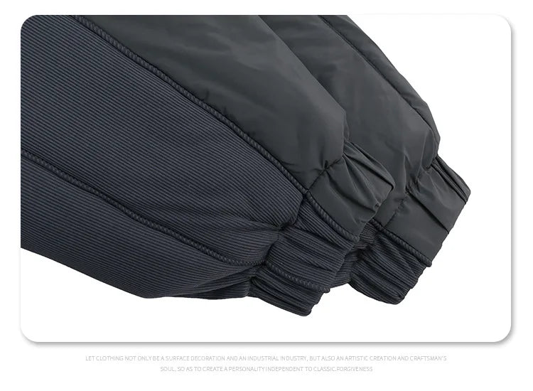 Brand New 2023 Mens Ninja Functional Dual Zipper Parkas Windproof Hooded Jacket Puffers Pockets Outdoor Work Coats Thicken #633 Street King Limited