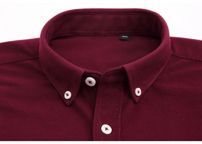 Streetwear Japan Style Mens Fashion Long Sleeve Corduroy Shirt Single Patch Pocke Japan Style Mens Fashion Long Sleeve Corduroy Shirt Single Patch Pocket Comfortable Work Casual Standard Fit Button Down Shirts Fashion Sweater Jacket With Graphic Design For Men