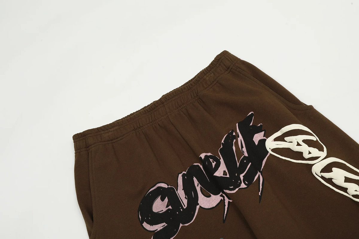 new 2023 hot luxury men classic fragment utopia coffee sunrise comfortable cotton parkour sweat casual pants sweatpants 676 urban active pants