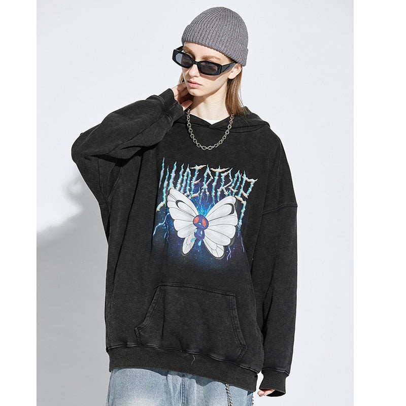 "Undertaker" Unisex Men Women Streetwear Graphic Hoodie Daulet Apparel