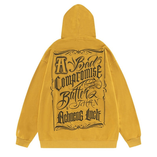"Better Luck" Unisex Men Women Streetwear Graphic Hoodie Daulet Apparel
