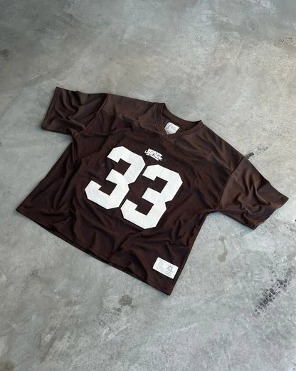 Trendy Oversize Pink 33 graphic t shirts Jersey College T-shirt for Women Couples Sportswear Mesh Quick Drying Football Y2k Tops Street King Limited