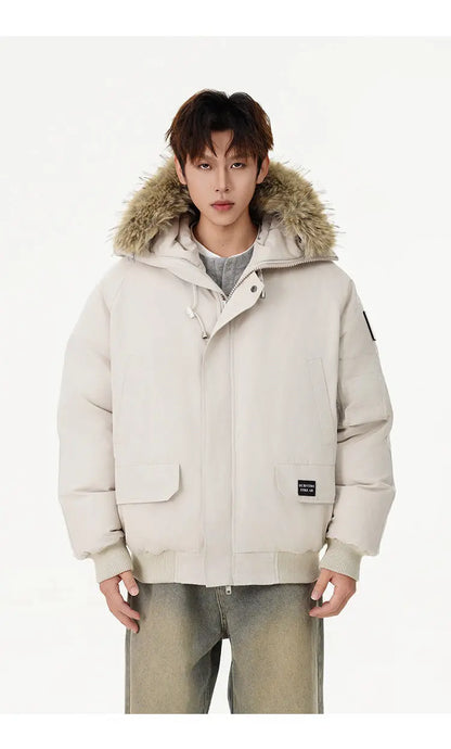 men winter streetwear loose casual fashion cotton padded hooded parkas bomber jacket women oversize thicken coat outerwear unique default style 965