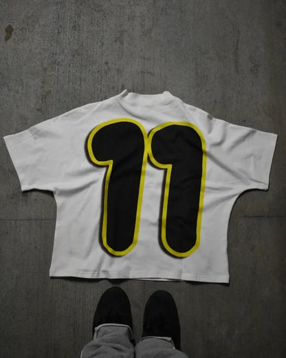 y2k Fashion Gothic Letter Pattern Printed Oversized T-Shirt Men's Retro Street Hip-Hop Harajuku Versatile Short Sleeve Top Street King Limited