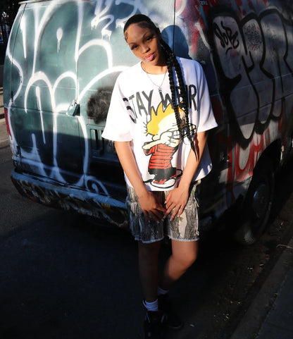 2000s T-shirt Oversize Hip Hop Anime cartoon avatar Graphic Short Sleeve Loose Y2k  Aesthetic couple Top Tees punk Streetwear Street King Limited